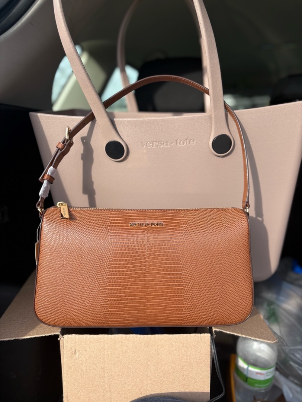 Michael Kors Tan Shoulder Bag - Picture 3 of 7